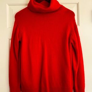 J. Crew Factory Red Turtleneck